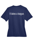 V-Neck Performance Tee - Navy
