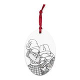 The Reading League's Reading Buddies™ Mary & Marty© Magnetic Wooden Ornaments