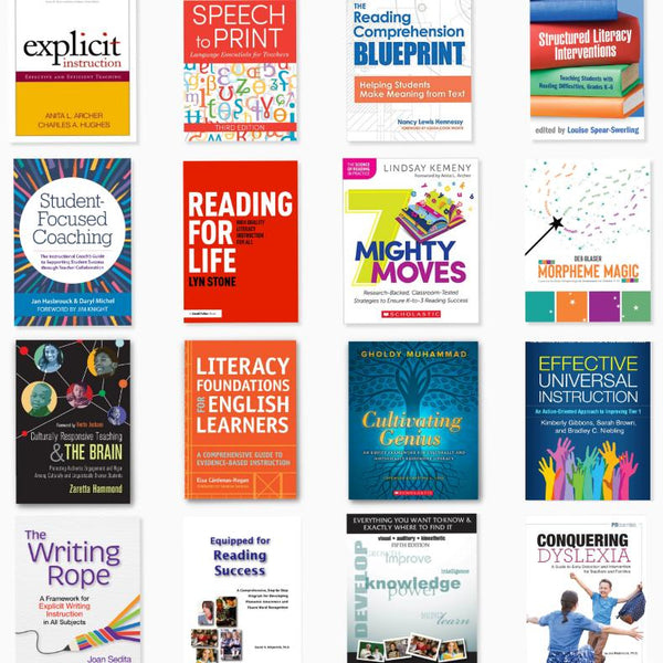 The Reading League's science of reading books