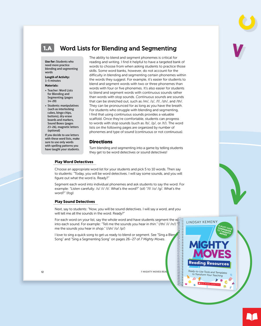 7 Mighty Moves Reading Resources: Ready-to-Use Tools and Templates to Transform Your Teaching