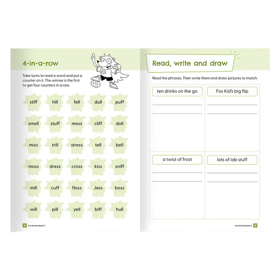 Fox Kid Workbook Pack Stages 1-6