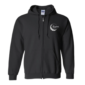 Zip Up Hooded Sweatshirt - Black