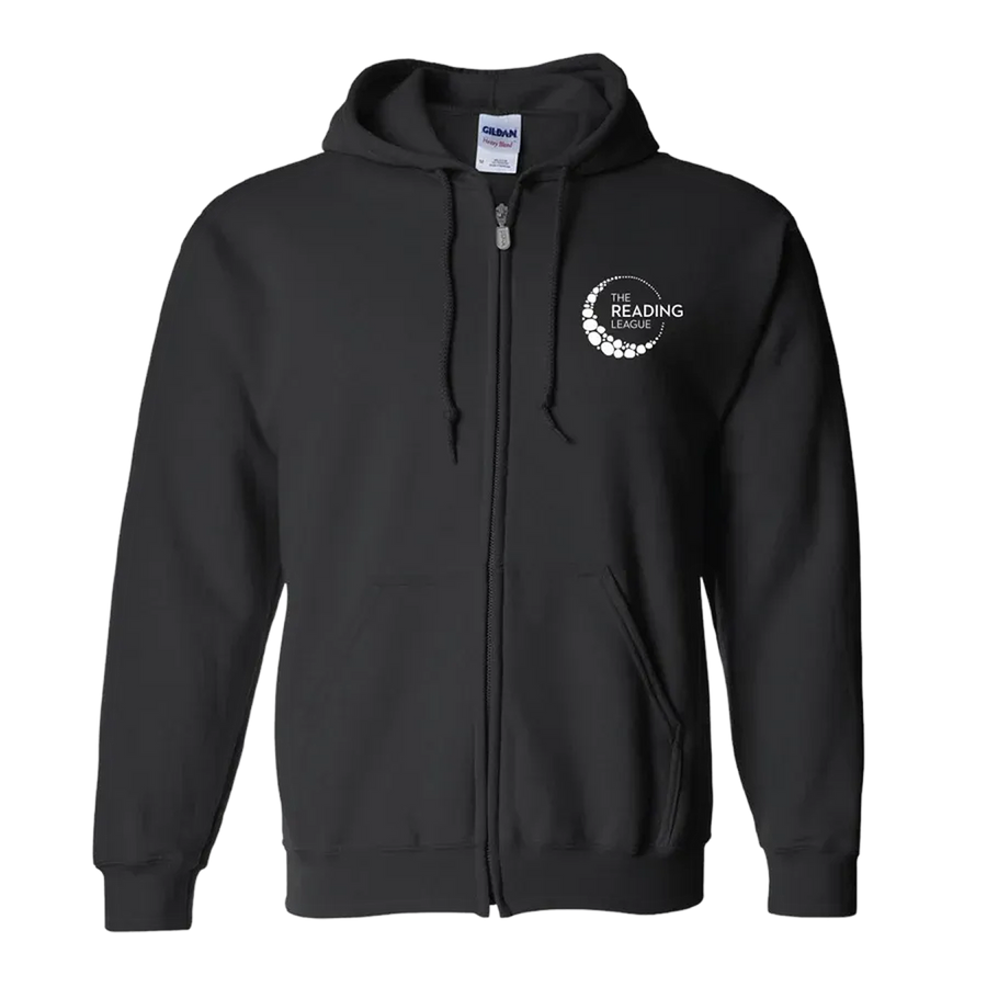 Zip Up Hooded Sweatshirt - Black