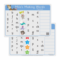 Milo's Making Words Placemats