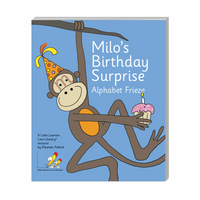 Milo's Birthday Surprise Alphabet Frieze