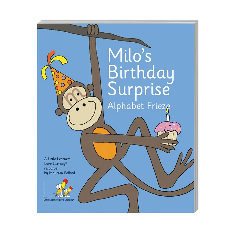 Milo's Birthday Surprise Alphabet Frieze