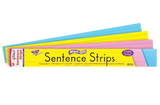 Multicolor Wipe-Off® Sentence Strips 24"