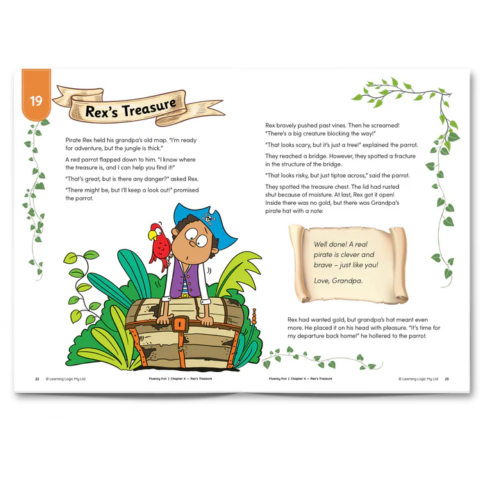 Fluency Fun: Rex's Treasure and Other Fun Things to Read (Stage 7 Unit 5 - Year 2)