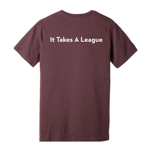 Short Sleeve Tee – Heathered Maroon