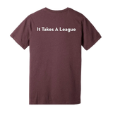 Short Sleeve Tee – Heathered Maroon