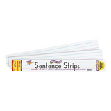 White Wipe-Off® Sentence Strips 24"