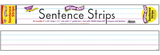 White Wipe-Off® Sentence Strips 24"