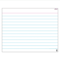 Large Index Card (white) Wipe-Off Chart, 22 " x 28 "