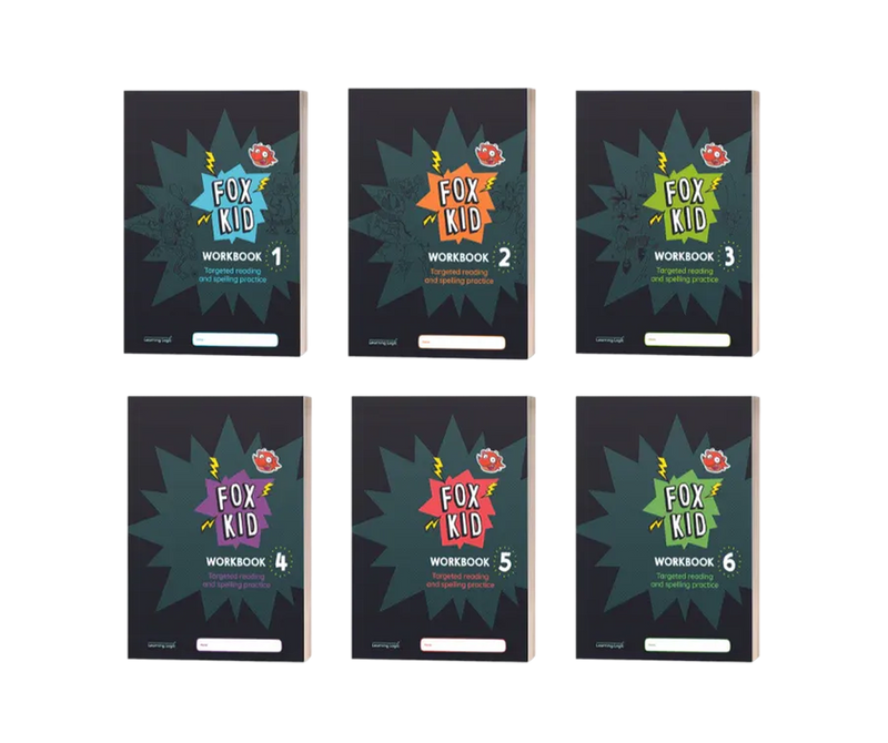 Fox Kid Workbook Pack Stages 1-6