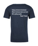 TRL Logo Ultra-soft T-Shirt (Navy) with Quote on Back