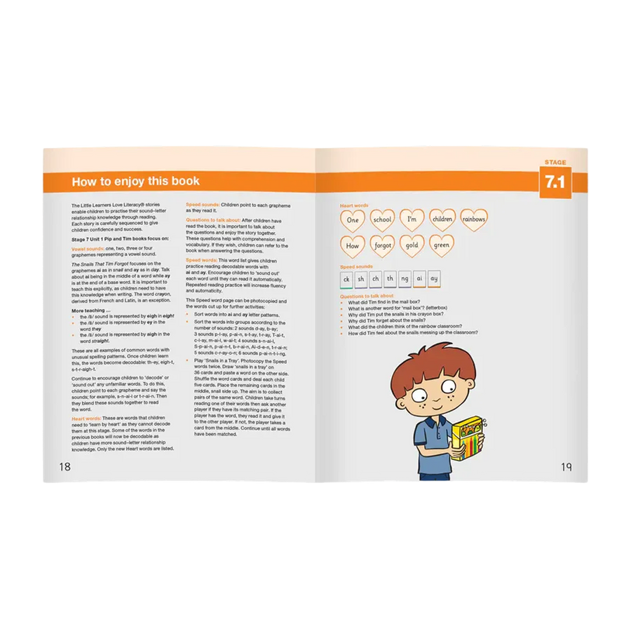 Pip and Tim Pack Stages 1-7