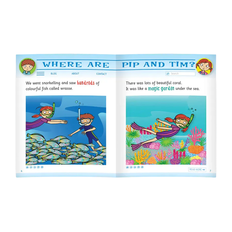 Pip and Tim Pack Stages 1-7