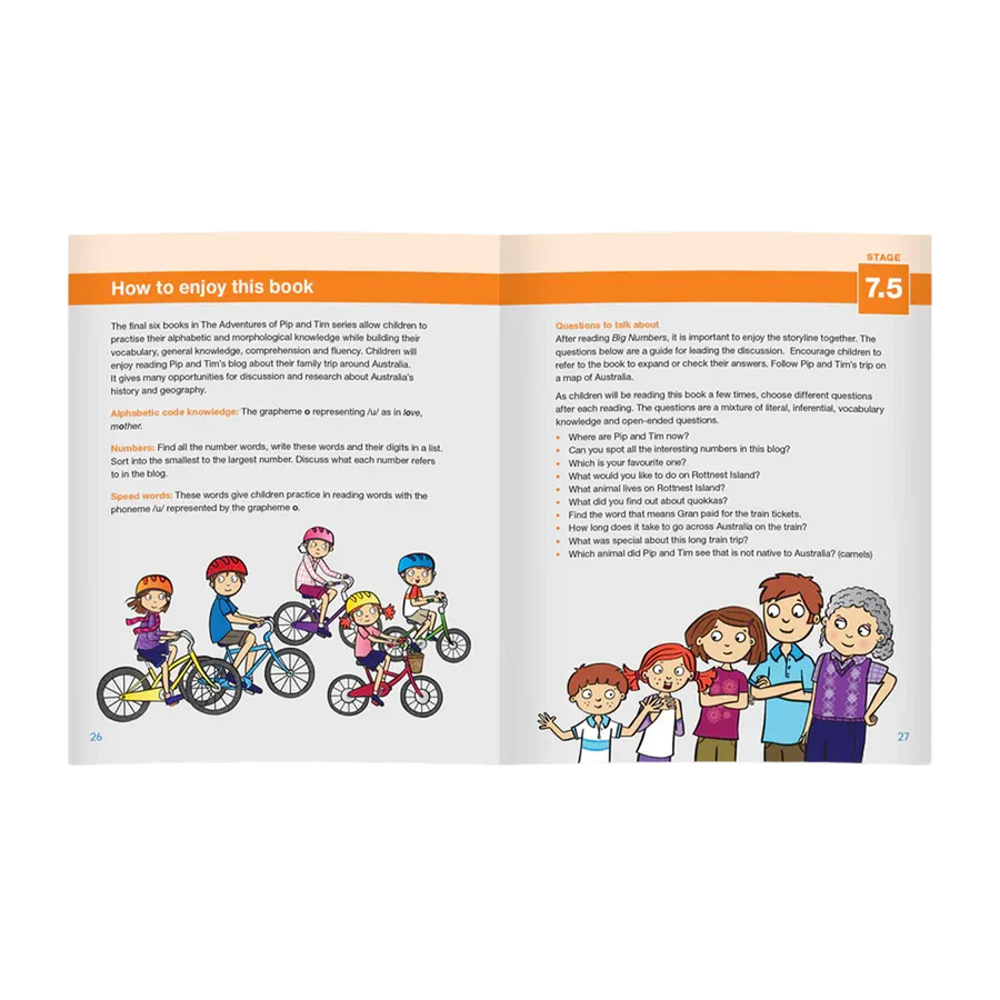 Pip and Tim Pack Stages 1-7