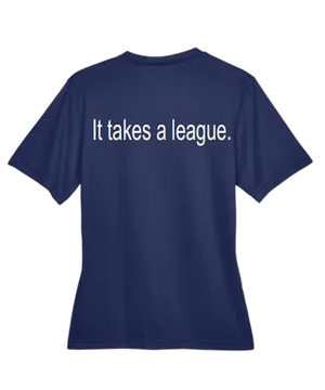 V-Neck Performance Tee - Navy