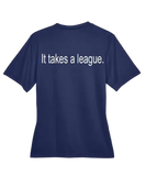 V-Neck Performance Tee - Navy