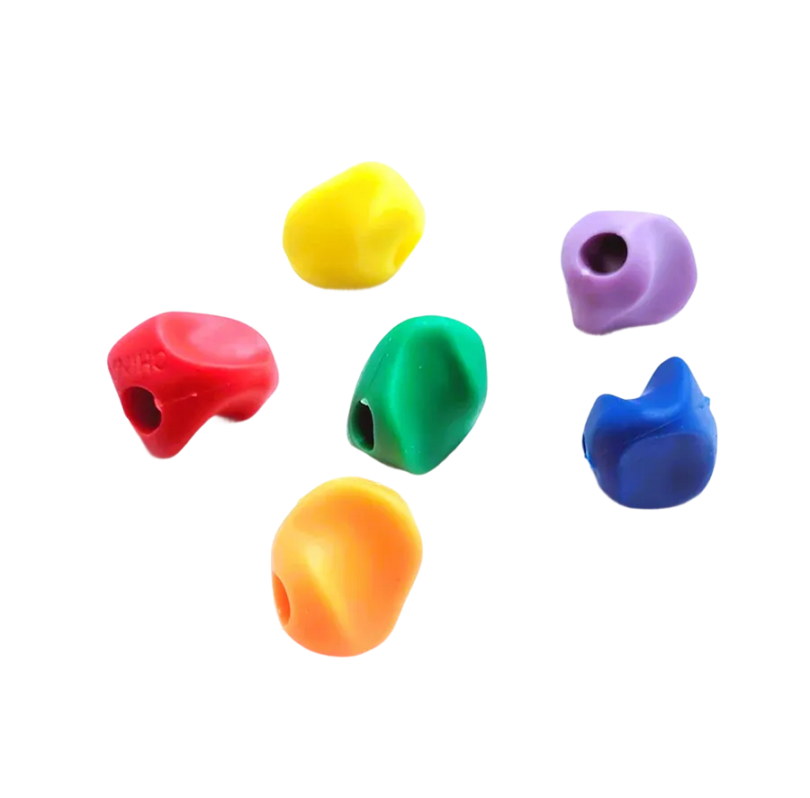 Pencil Grips, Assorted Colors, 6 Count