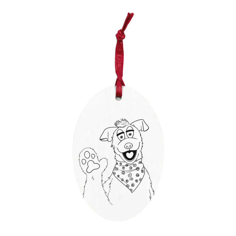 The Reading League's Reading Buddies™ Dusty© Magnetic Wooden Ornament