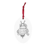 The Reading League's Reading Buddies™ Alphabott© Magnetic Wooden Ornament