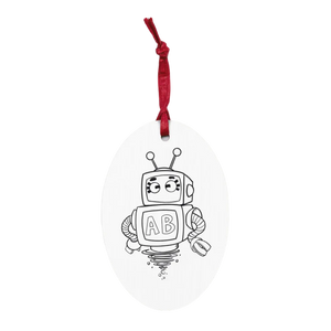The Reading League's Reading Buddies™ Alphabott© Magnetic Wooden Ornament