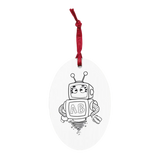The Reading League's Reading Buddies™ Alphabott© Magnetic Wooden Ornament