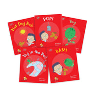 The Wiz Kids Small Group Book Pack Stages 1-4: Set of 5 (Total of 100 books)