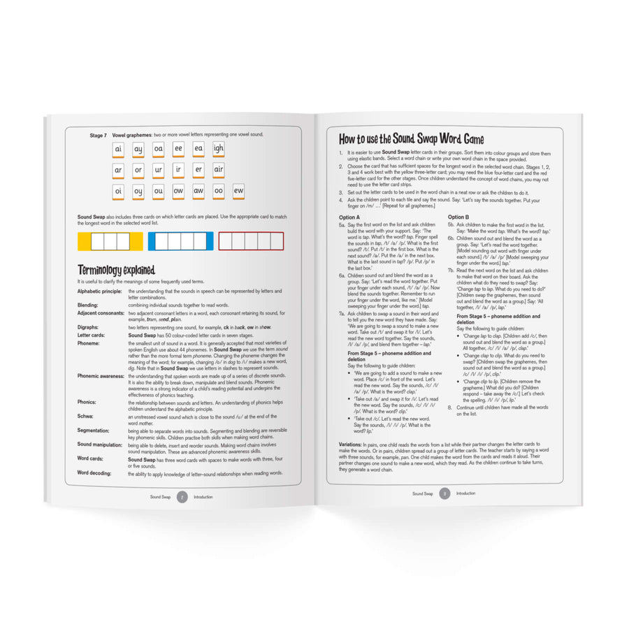 Sound Swap Sound Swap Word Game and Word Chaining Guide β The Reading League Shop