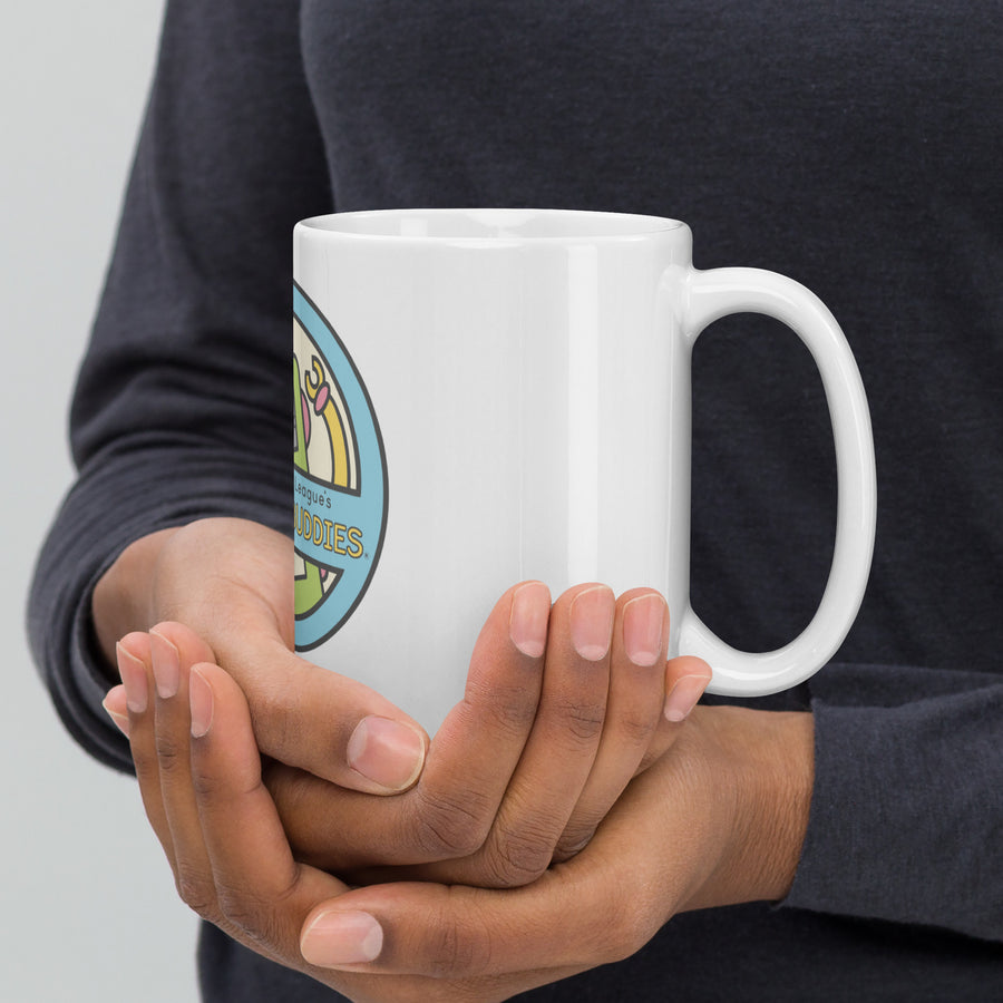 The Reading League's Reading Buddies™ White Glossy Mug