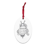 The Reading League's Reading Buddies™ Alphabott© Magnetic Wooden Ornament