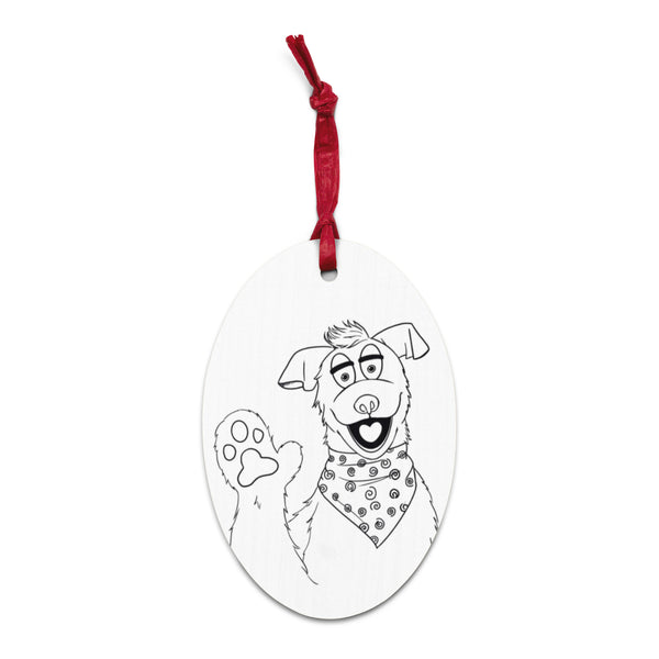 The Reading League's Reading Buddies™ Dusty© Magnetic Wooden Ornament